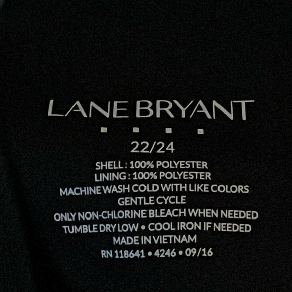 LANE BRYANT Stripes Sleeveless top w Tassel Ties Size 22/24 - Picture 5 of 6